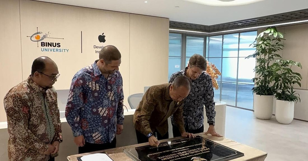 Apple Developer Academy RI Resmi Dibuka, Fokus Cetak Ahli AI