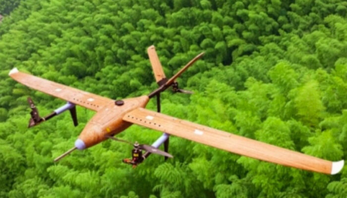 China Gebrak Dunia Drone Software Bambu Pertama Gratis