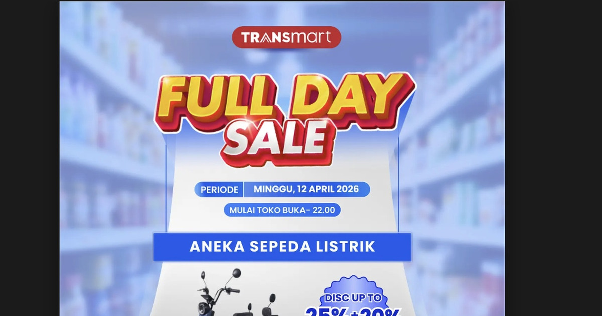 Diskon E-Bike Transmart Sampai 70 Persen Jangan Ketinggalan