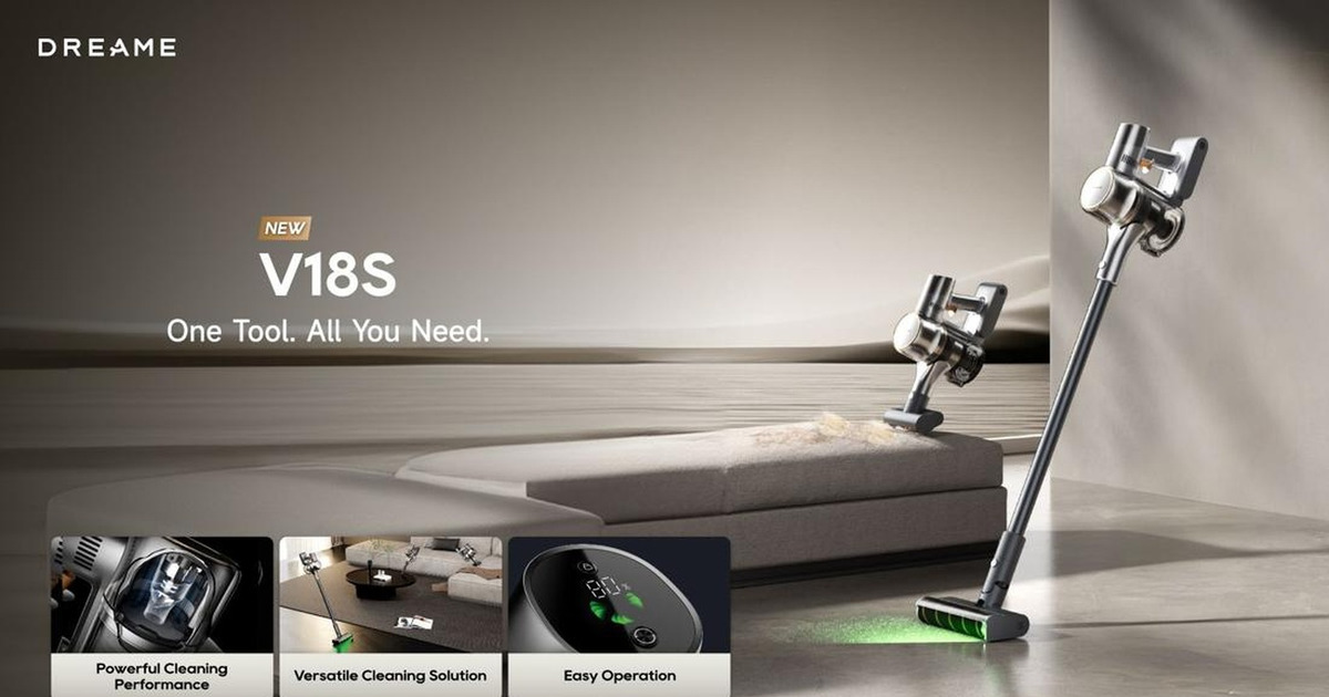 Dreame D20 Aura V18S Bikin Rumah Bersih Tanpa Repot