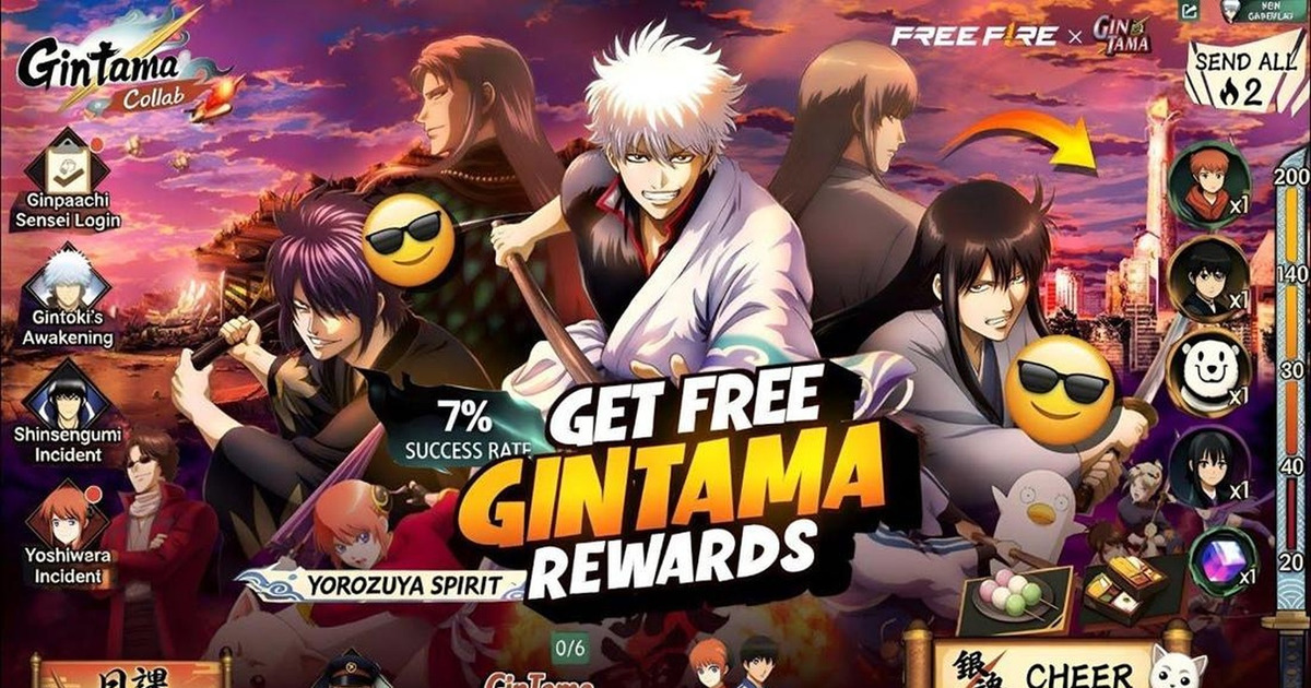 Free Fire x Gintama Akhirnya Rilis Jangan Sampai Ketinggalan