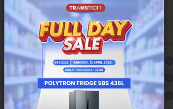 Harga Kulkas Side by Side Polytron Anjlok di Transmart!