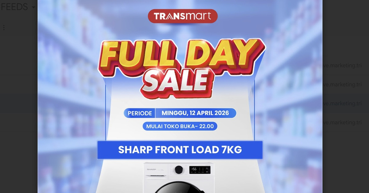 Hemat Jutaan Mesin Cuci Front Load 7KG Diskon Transmart