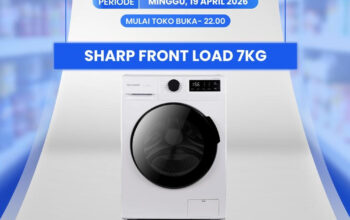 Jangan Kaget! Mesin Cuci Front Load 7KG Cuma Rp4 Jutaan
