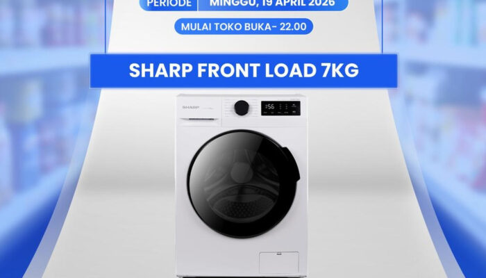 Jangan Kaget! Mesin Cuci Front Load 7KG Cuma Rp4 Jutaan