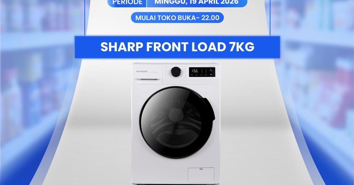 Jangan Kaget! Mesin Cuci Front Load 7KG Cuma Rp4 Jutaan