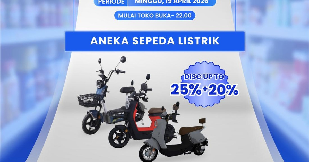 Jangan Lewatkan Diskon Sepeda Listrik Transmart Hemat Jutaan!