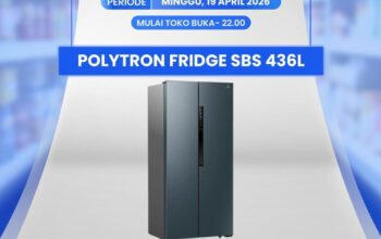 Kulkas Polytron 436L Banting Harga Transmart Full Day Sale