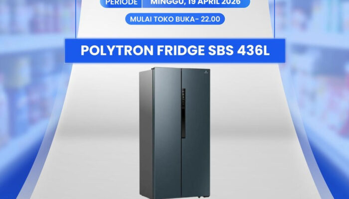 Kulkas Polytron 436L Banting Harga Transmart Full Day Sale