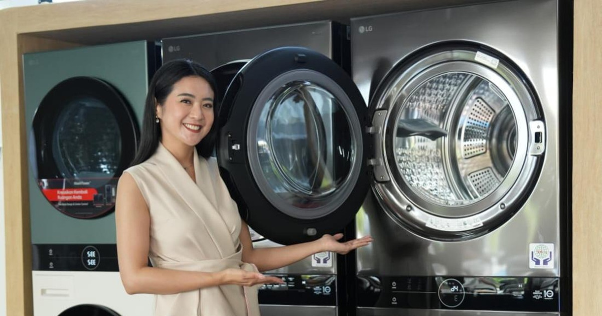 LG WashTower Meledak di Pasar Global Indonesia Kebagian AI Canggih