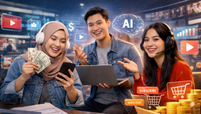 Rahasia Gen Z Cuan Melimpah Jualan Konten AI