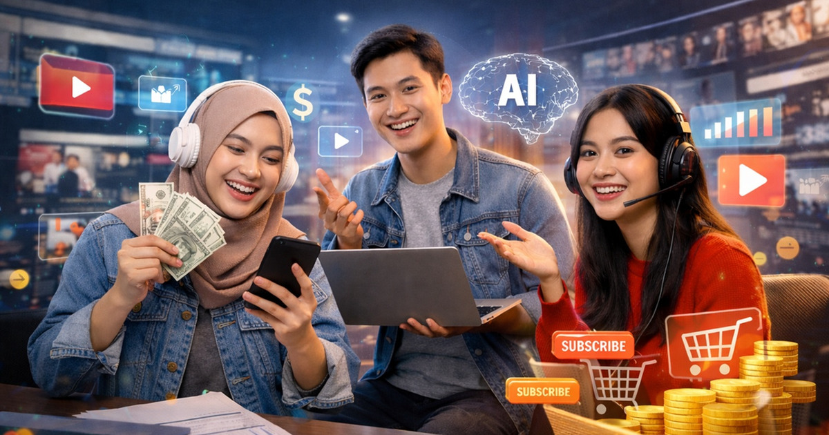 Rahasia Gen Z Cuan Melimpah Jualan Konten AI