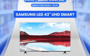 Smart TV 43 Inci Samsung UHD Diskon Gila Transmart April