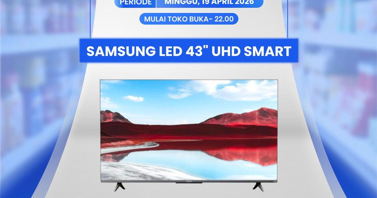 Smart TV 43 Inci Samsung UHD Diskon Gila Transmart April