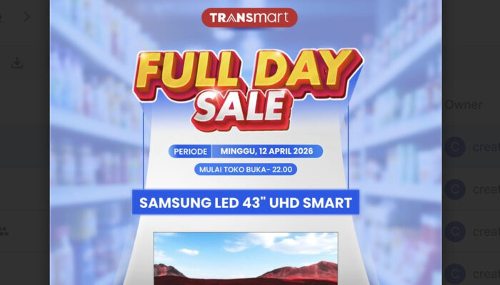 TV 43 Inci Samsung Diskon Gila Transmart April 2026
