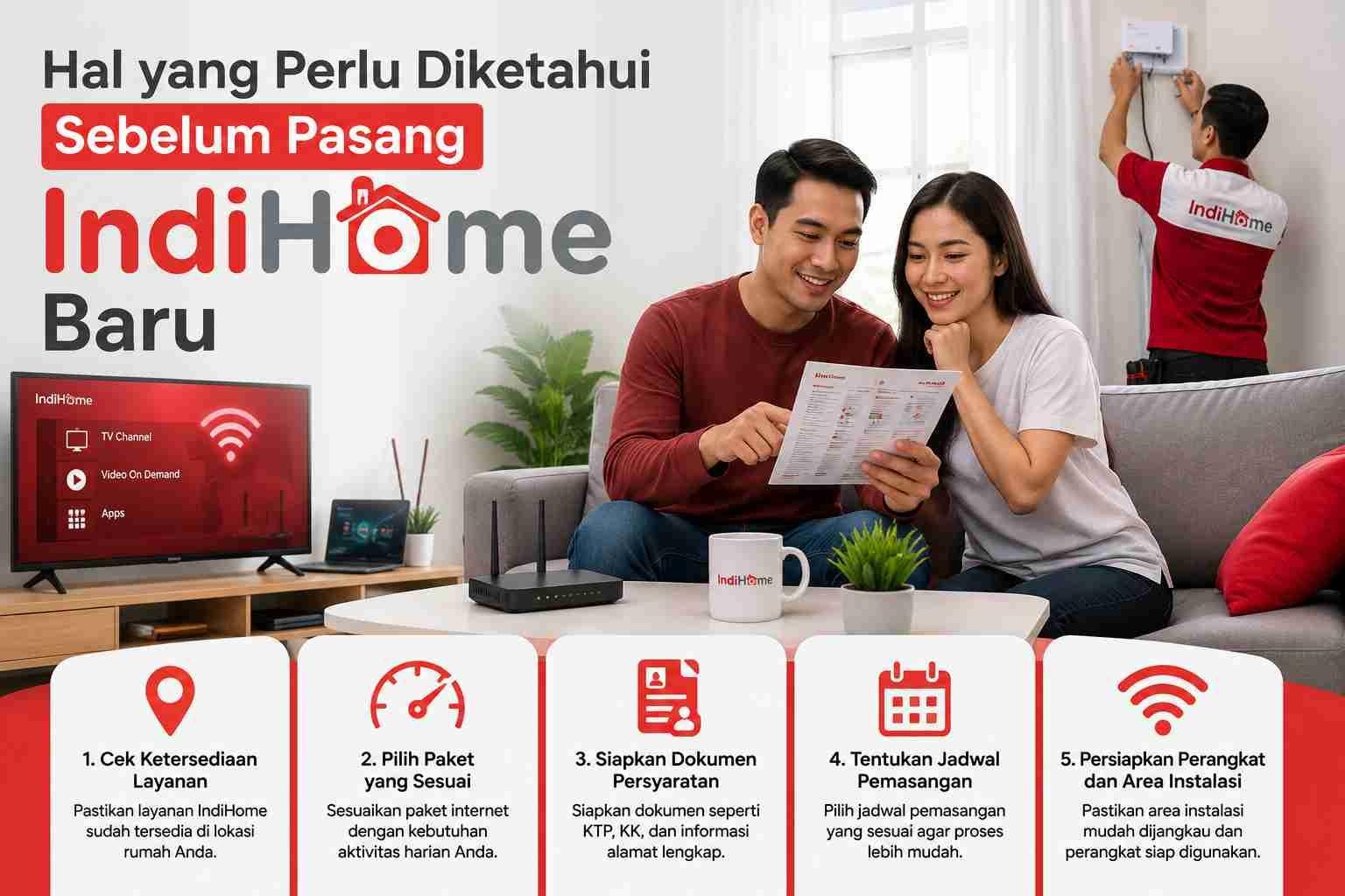 Hal yang Perlu Diketahui Sebelum Pasang IndiHome Baru
