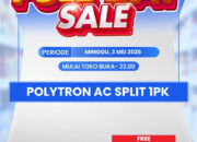 AC Polytron 1 PK Diskon Gila di Transmart Cek Tanggalnya!
