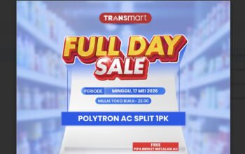 AC Polytron 1 PK Diskon Jutaan di Transmart Full Day Sale