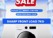 Hemat Juta! Mesin Cuci Front Load 7Kg Transmart Full Day Sale