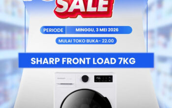 Hemat Juta! Mesin Cuci Front Load 7Kg Transmart Full Day Sale