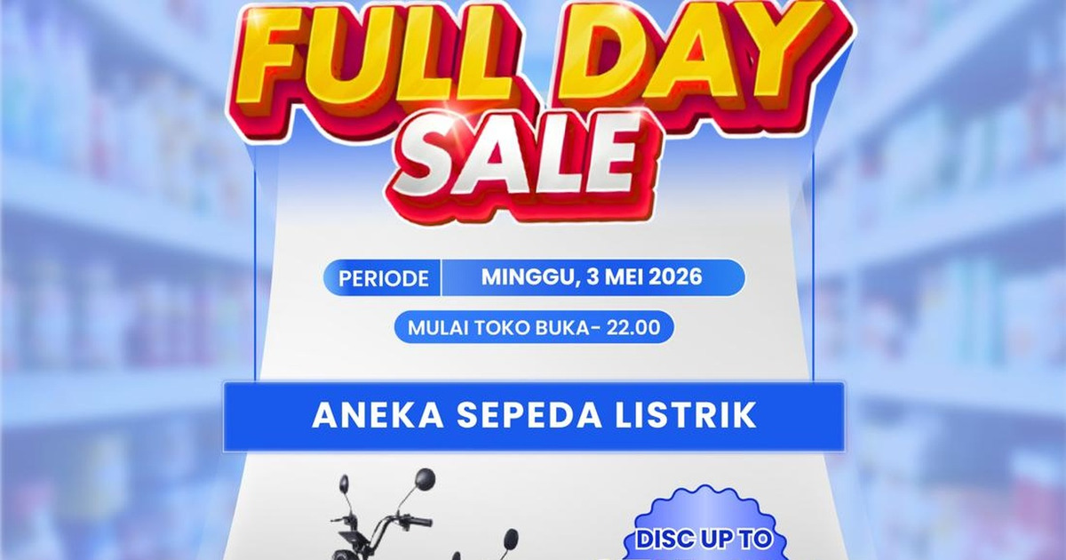 Hemat Jutaan Rupiah Beli Sepeda Listrik di Transmart Terbaru
