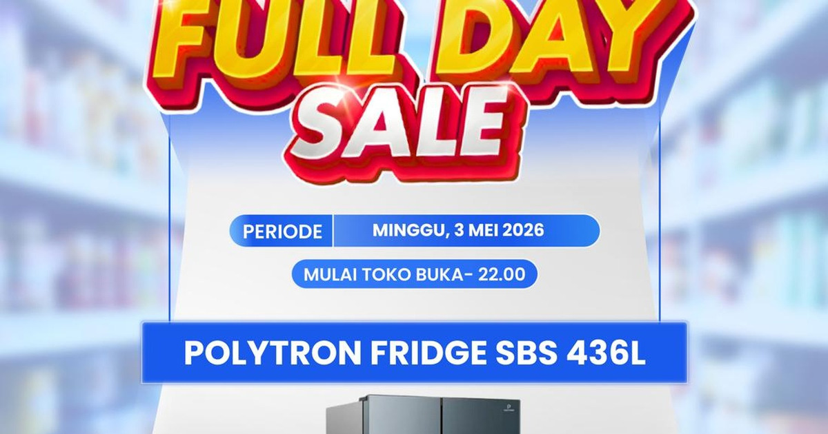 Kulkas Polytron Side by Side Hemat di Transmart Full Day Sale