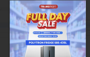 Polytron 436L Harga Anjlok di Transmart Full Day Sale
