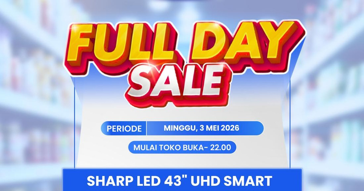 Promo Gila Sharp TV 43 Inci UHD Smart di Transmart Pekan Ini