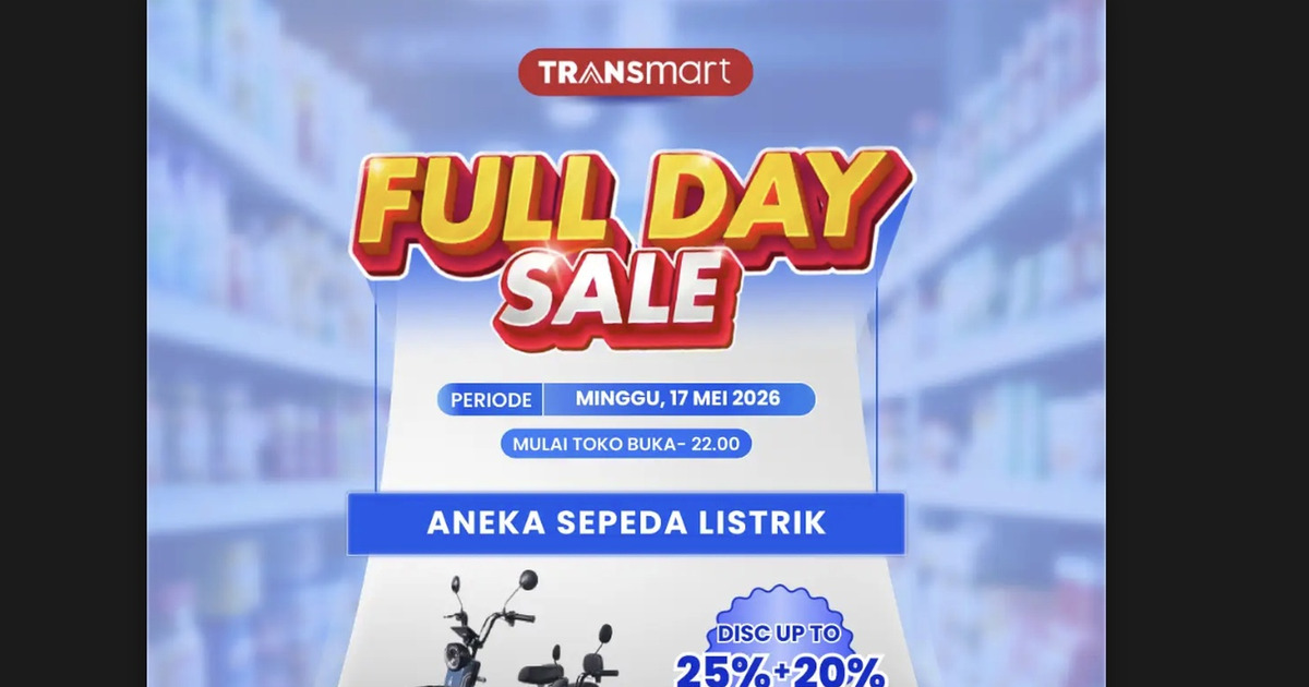 Promo Sepeda Listrik Transmart Diskon Gila Hemat Jutaan Rupiah