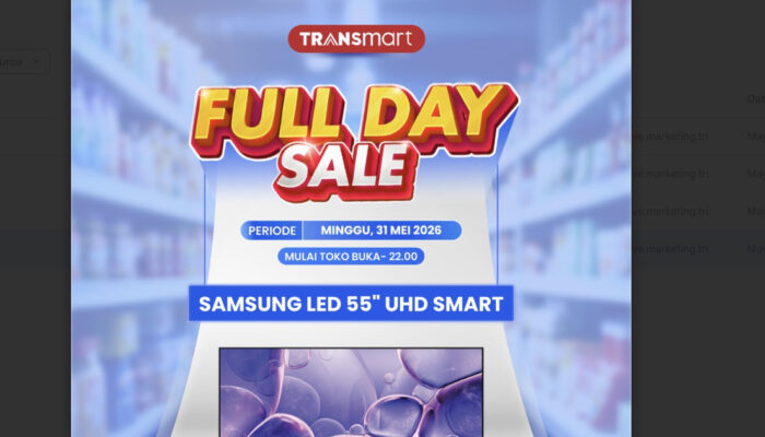 Samsung Smart TV 55 Inch Diskon Jutaan di Transmart!