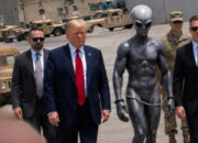 Trump Pamer Foto Alien Viral Asli AI atau Editan Netizen Heboh