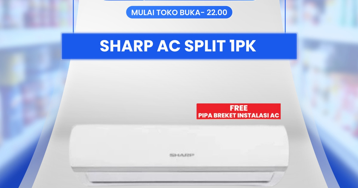AC Sharp 1 PK Diskon Gila Transmart Kalahkan Gerahmu Sekarang!