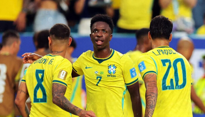 Vini Jr Guncang Dunia Maya Usai Brace Brasil Hajar Skotlandia