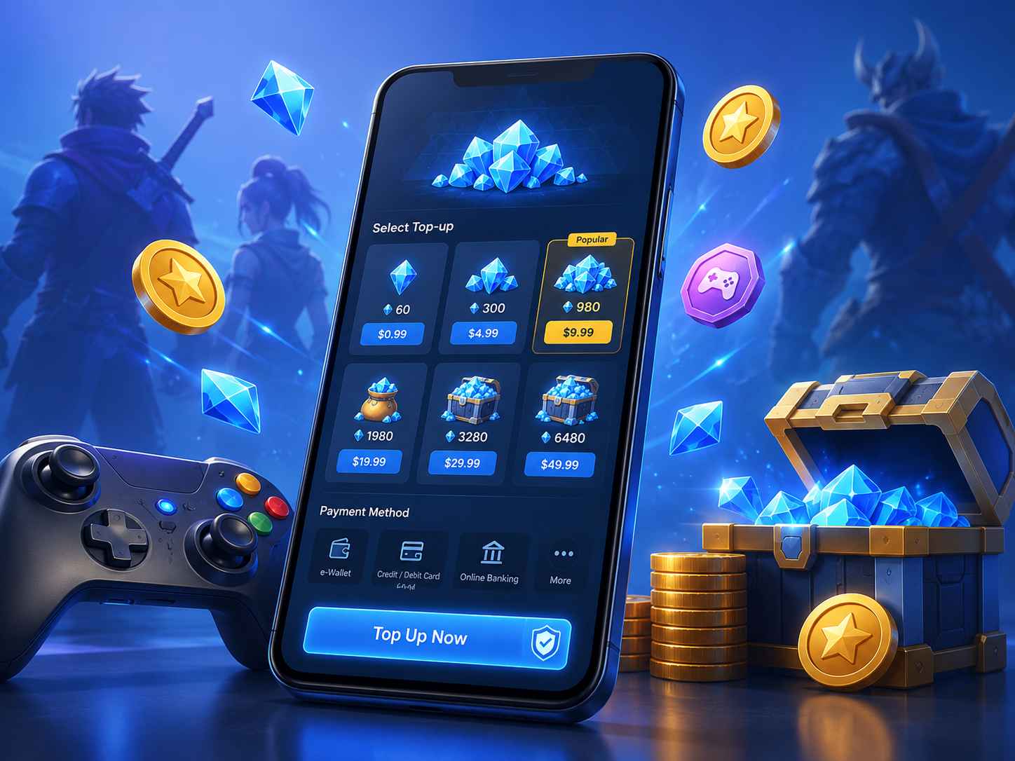 Top Up Game Online sebagai Solusi Praktis untuk Kebutuhan Pemain Digital