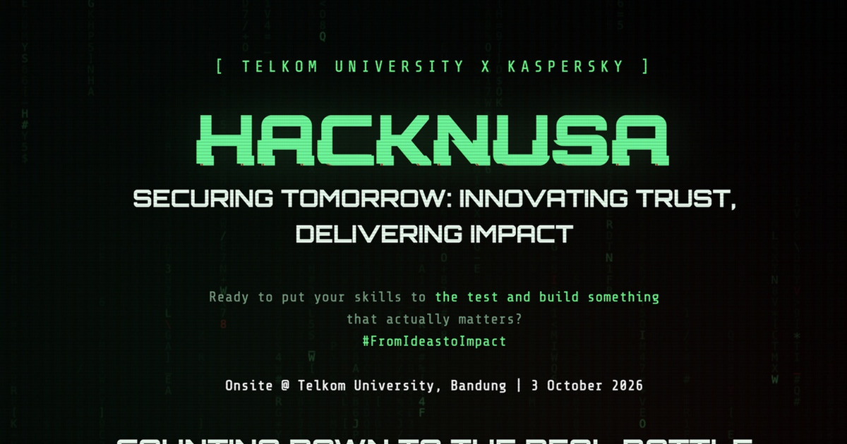 Telkom University Kaspersky Tantang Inovator Siber Nasional