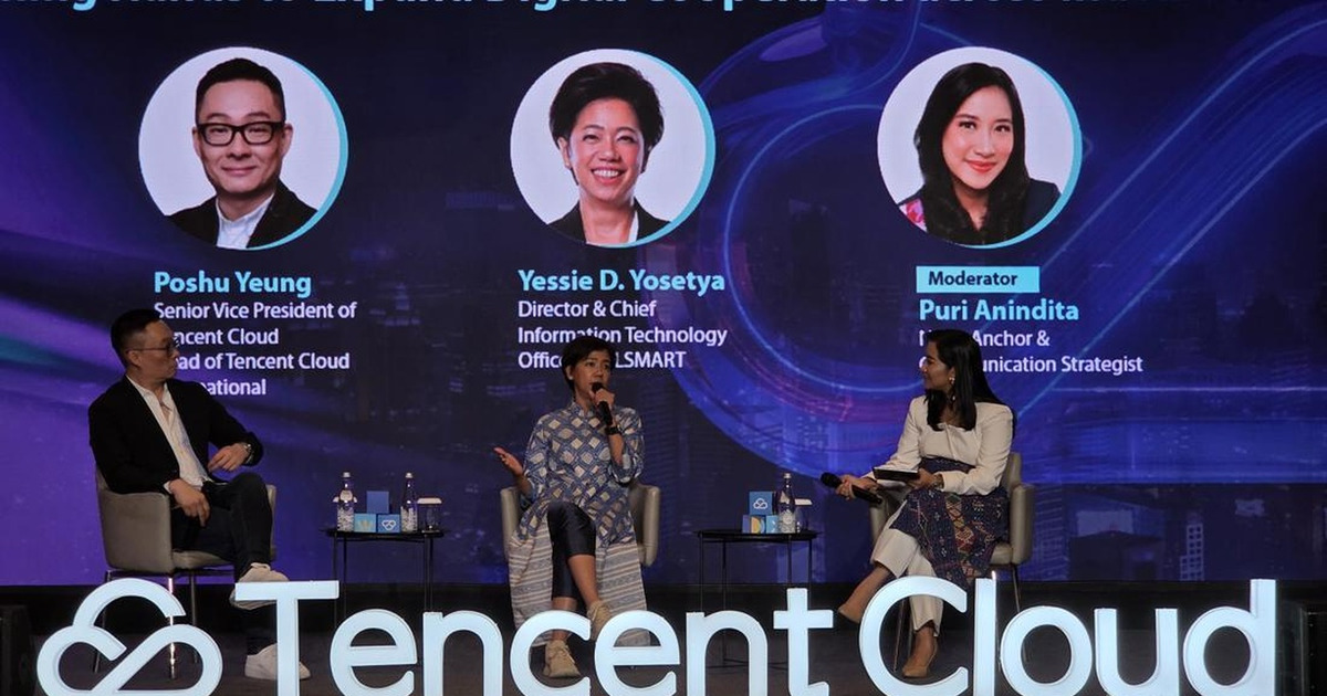 XLSmart Pindah Cloud Tencent AI Jamin Jutaan Pengguna Aman