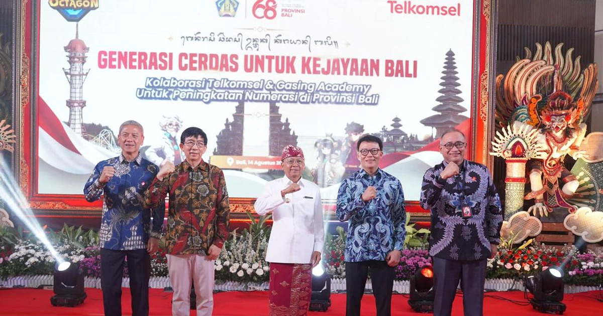 Bali dan Telkomsel Genjot Numerasi Pakai AI Revolusioner