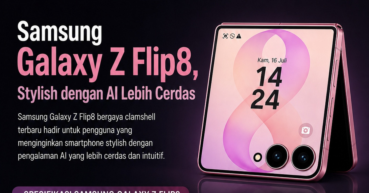 Galaxy Z Flip8 AI Makin Cerdas Gaya Lipatmu Naik Level!