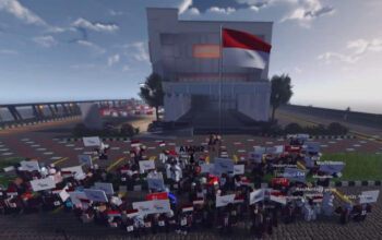 HUT RI ke-81 Binus Upacara Virtual Roblox Kejutan Inovatif