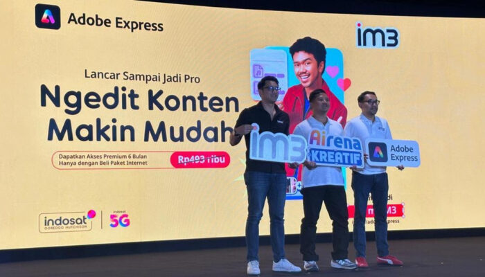 IM3 Gratis Adobe Express Premium Bikin Konten Makin Pro