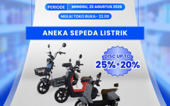 Sepeda Listrik Diskon 45% Transmart Jangan Sampai Kelewatan!