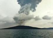 Anak Krakatau Melebihi Batas Magma 10 Tahun Tumpah 2 Pekan