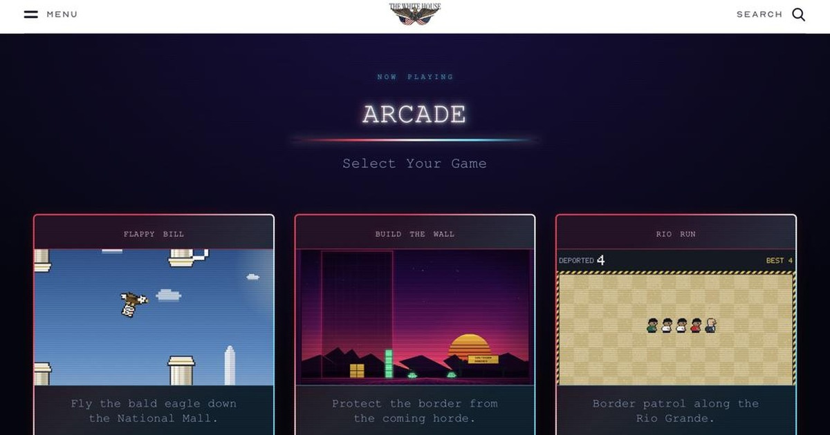 Gedung Putih Rilis Game Ajak Gamer Usir Imigran AS Geger