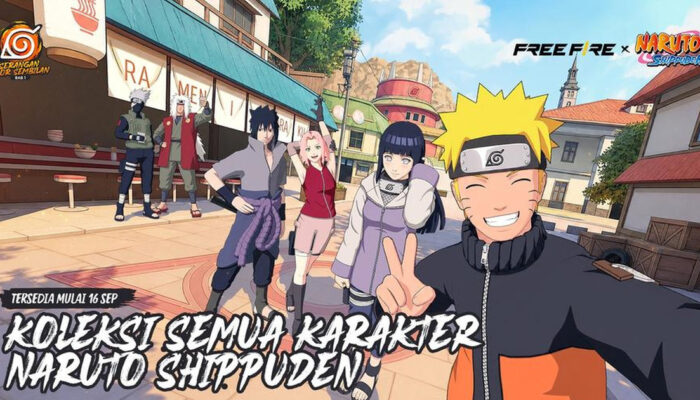 Naruto Shippuden Kembali di Free Fire Kuasai Kyubi Bareng Hinata