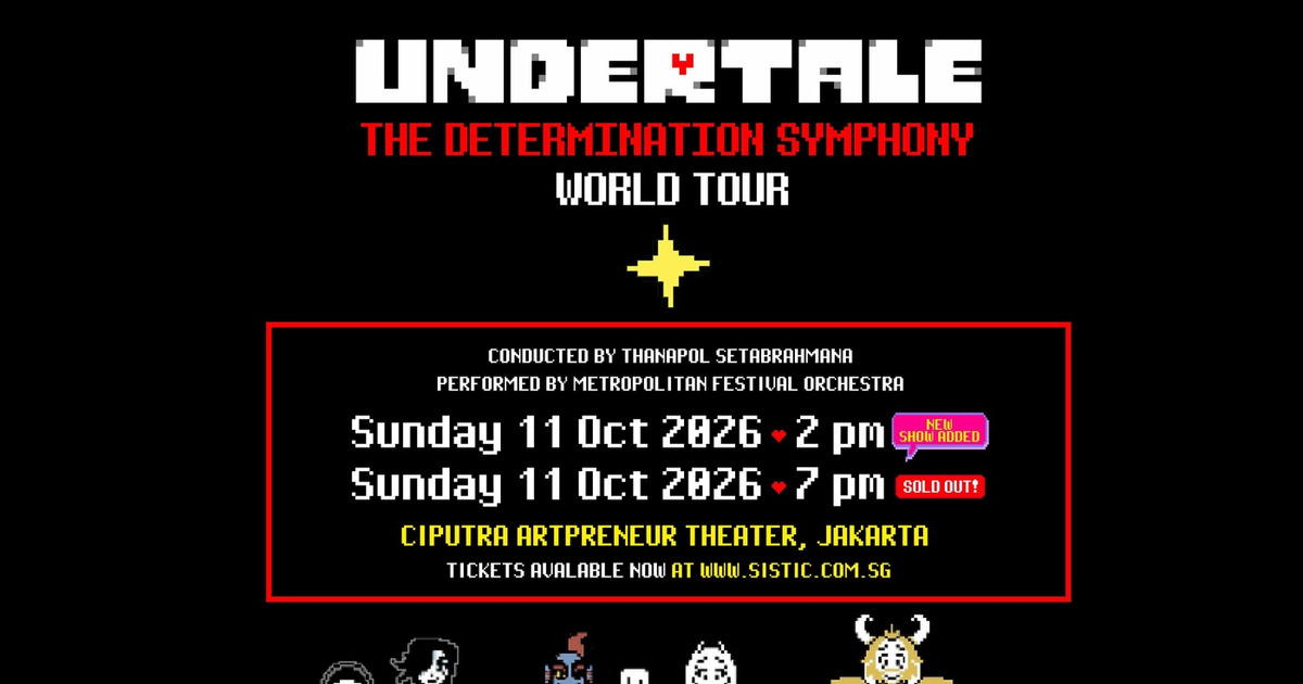 Undertale Symphony Jakarta 2026 Bikin Nostalgia Pecah!