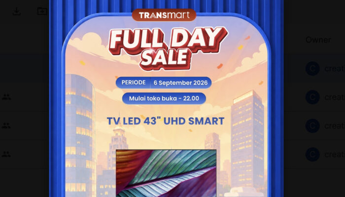 Wow TV 43 UHD Smart Transmart Turun Harga Drastis