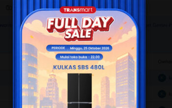 Kulkas SBS 480L Diskon Jutaan Transmart Full Day Sale!