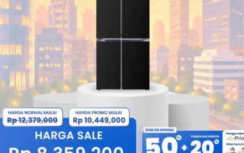 Kulkas SBS 480L Turun Harga Gila di Transmart Full Day Sale!